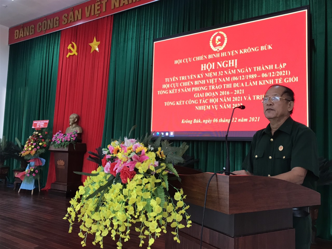 Hội Cựu chiến binh Krông Búk tổng kết công tác hội năm 2021